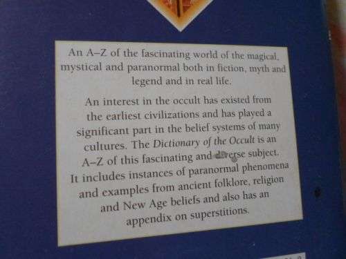 DICTIONARY OF THE OCCULT - GEDDES & GROSSET ( weight 0,20 kg )