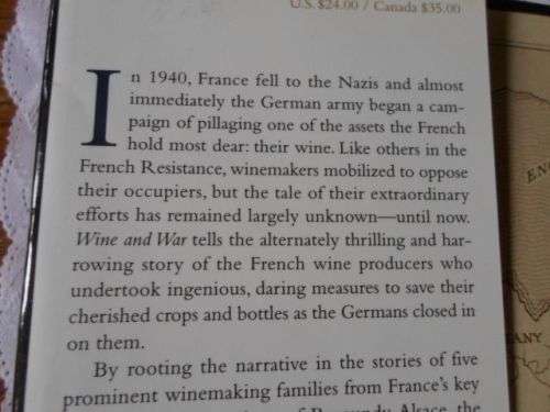 WINE & WAR - THE FRENCH, THE NAZIS & THE BATTLE FOR FRANCE'S GREATEST TREASURE - DON KLADSTRUP