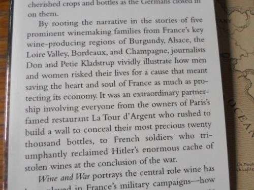 WINE & WAR - THE FRENCH, THE NAZIS & THE BATTLE FOR FRANCE'S GREATEST TREASURE - DON KLADSTRUP
