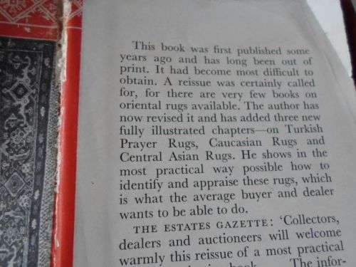 HOW TO IDENTIFY PERSIAN RUGS AND OTHER ORIENTAL RUGS - C.J. DELABERE MAY ( 0,20 kg )