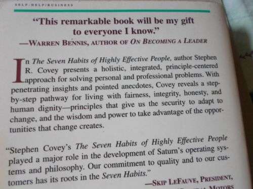 THE 7 HABITS OF HIGHLY EFFECTIVE PEOPLE - STEPHEN R COVEY ( 0,30 KG )