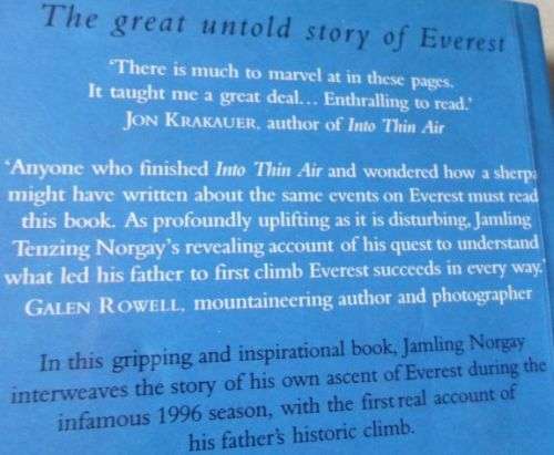 TOUCHING MY FATHER'S SOUL - IN THE FOOTSTEPS OF TENZING NORGAY - JAMLING TENZING NORGAY ( 0,20 kg )