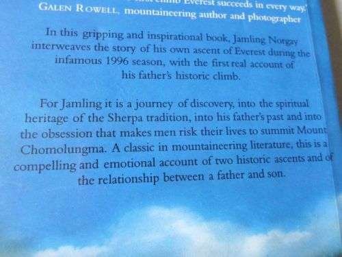 TOUCHING MY FATHER'S SOUL - IN THE FOOTSTEPS OF TENZING NORGAY - JAMLING TENZING NORGAY ( 0,20 kg )