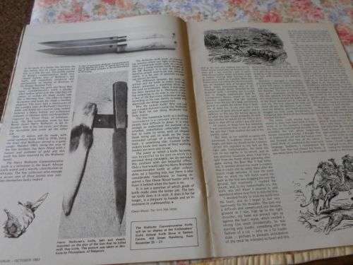 MAN MAGNUM MAGAZINE OCTOBER 1982 ( knives , bass fishing , )