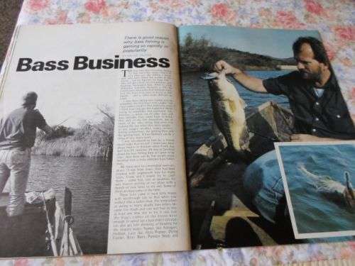 MAN MAGNUM MAGAZINE OCTOBER 1982 ( knives , bass fishing , )