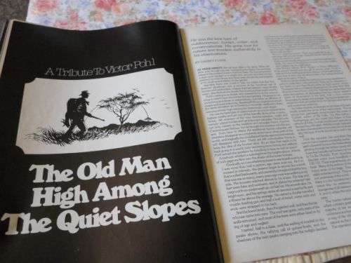 MAN MAGAZINE NOVEMBER 1980 ( S.A. KNIFEMAKERS , BASS FISHING , FIREARMS , HUNTING )