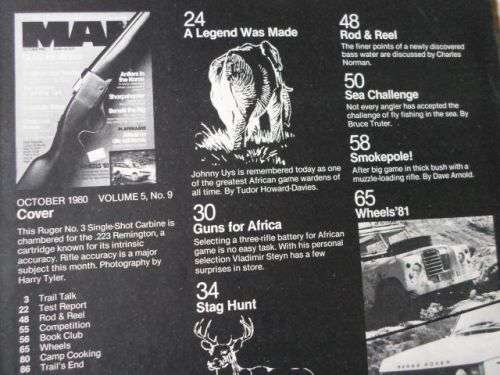 S.A. MAN MAGAZINE OCTOBER 1980