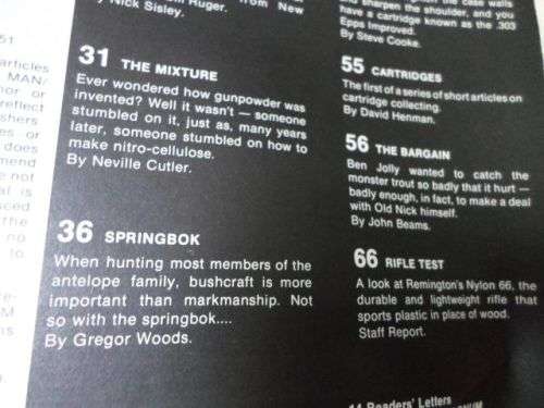 MAN / MAGNUM MAGAZINE APRIL 1984