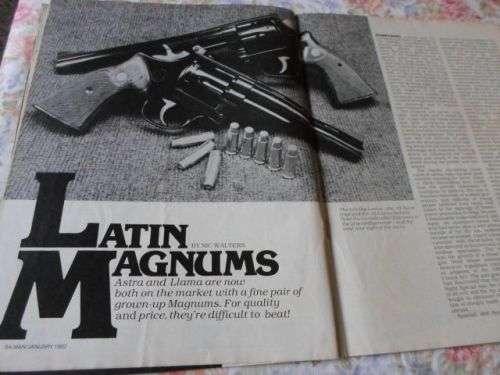 MAN / MAGNUM MAGAZINE JANUARY 1982