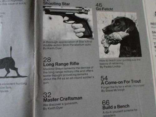 MAN / MAGNUM MAGAZINE JANUARY 1982