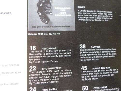 SA MAN / MAGNUM MAGAZINE OCTOBER 1984