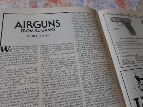 SA MAN / MAGNUM MAGAZINE OCTOBER 1984