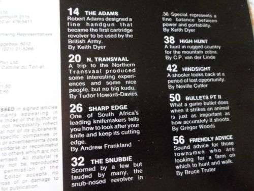 SA MAN / MAGAZINE AUGUST 1986