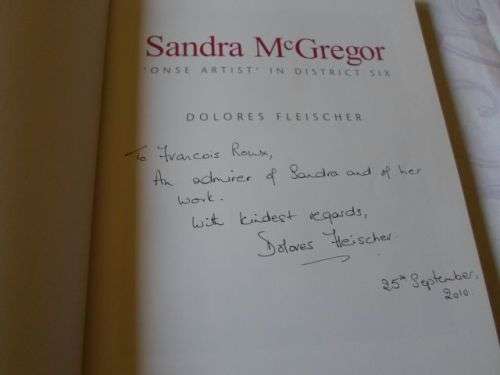 SANDRA MCGREGOR - ' ONSE ARTIST ' IN DISTRICT SIX - DOLORES FLEISCHER ( SIGNED )