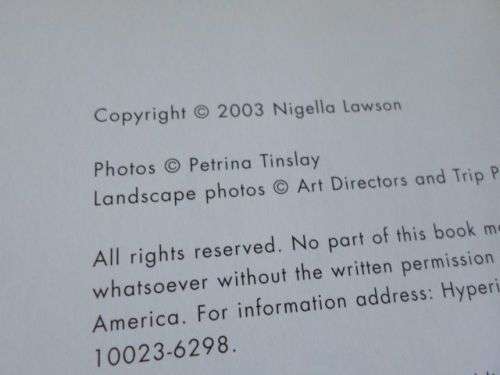 FOREVER SUMMER - NIGELLA LAWSON ( 0,80 kg )