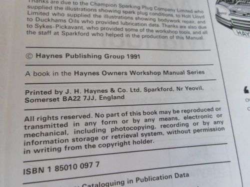 VW GOLF , JETTA , SCIROCCO 70'S / 80'S - WORKSHOP MANUAL