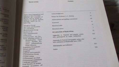 ART & ARTISTS OF SOUTH AFRICA - ESME BERMAN