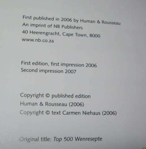 YOU - LET'S COOK TOP 500 RECIPES - CARMEN NIEHAUS