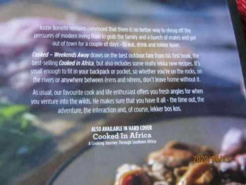 COOKED - WEEKENDS AWAY - JUSTIN BONELLO