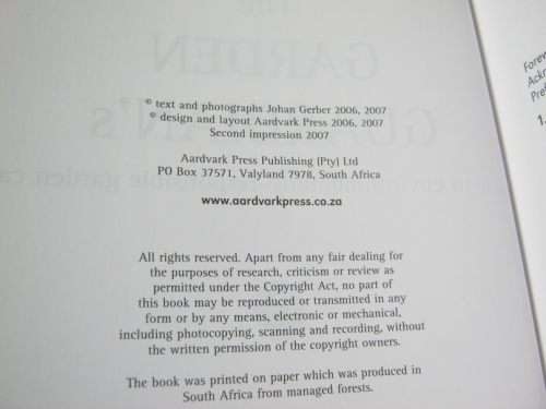 THE GARDEN GUARDIAN'S GUIDE TO ENVIRONMENTALLY-RESPONSIBLE GARDEN CARE - JOHAN GERBER