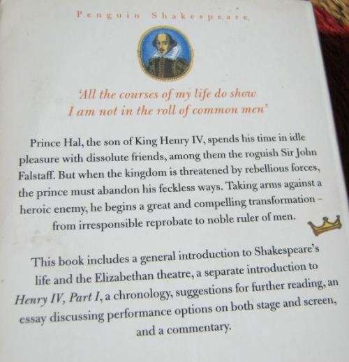 HENRY IV PART 1 - SHAKESPEARE - BANTAM CLASSIC