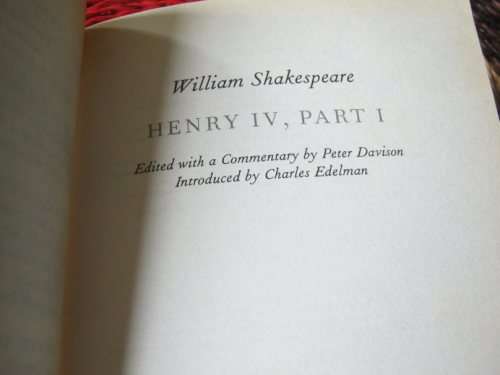 HENRY IV PART 1 - SHAKESPEARE - BANTAM CLASSIC