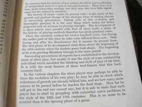 THE DEVELOPMENT OF CHESS STYLE - DR M EUWE