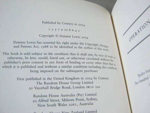 OPERATION CERTAIN DEATH - THE INSIDE STORY OF THE SAS'S GREATEST BATTLE - DAMIEN  LEWIS