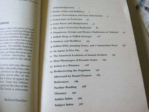 THE EXTENDED PHENOTYPE - THE LONG REACH OF THE GENE - RICHARD DAWKINS