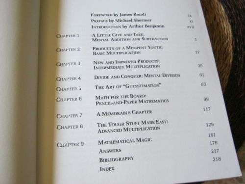 MATHEMAGICS - HOW TO LOOK LIKE A GENIUS WITHOUT REALLY TRYING - ARTHUR BENJAMIN ....