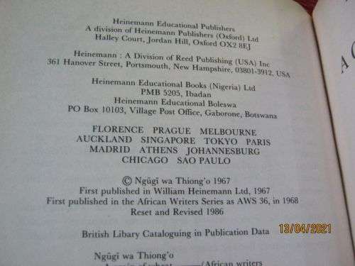 A GRAIN OF WHEAT - NGUGI