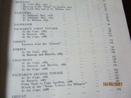 EARLY FRENCH CALLERS AT THE CAPE - EDWARD STRANGMAN