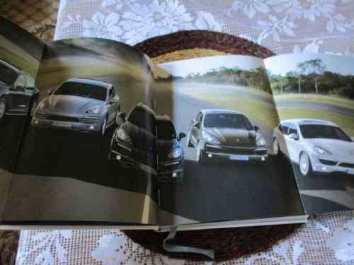 PORSCHE CAYENNE PROMOTIONAL BOOK ( ` SALES BROCHURE )