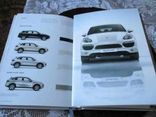 PORSCHE CAYENNE PROMOTIONAL BOOK ( ` SALES BROCHURE )