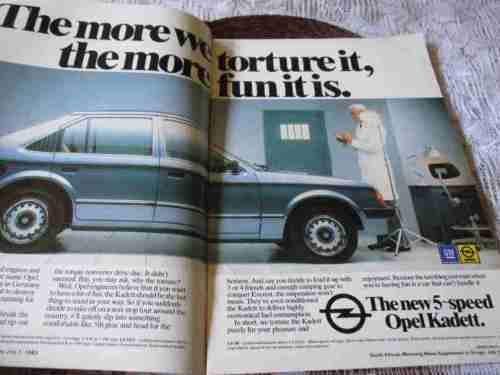 MOTORING NEWS ( S.A. ) JUNE 1983 ( MITSUBISHI TREDIA, RALLY, BMW 745i, KAWASAKI )