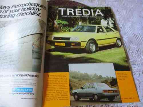 MOTORING NEWS ( S.A. ) JUNE 1983 ( MITSUBISHI TREDIA, RALLY, BMW 745i, KAWASAKI )