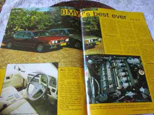 MOTORING NEWS ( S.A. ) JUNE 1983 ( MITSUBISHI TREDIA, RALLY, BMW 745i, KAWASAKI )