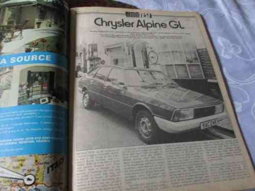 AUTOCAR MAGAZINE 1 JANUARY 1977 ( CHRYSLER ALPINE, CITROEN CX SAFARI )