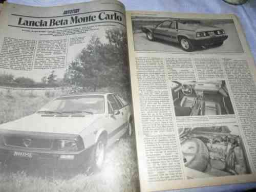 AUTOCAR MAGAZINE 1 NOVEMBER 1975 ( FORD CAPRI AD, LANCIA MONTE CARLO, DATSUN 1200 )