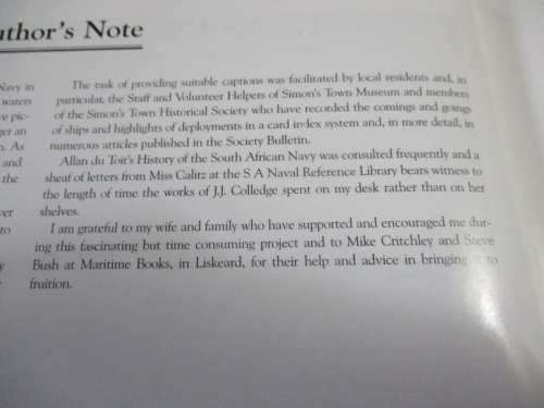 THE ROYAL NAVY IN SOUTH AFRICA 1900 - 2000 by BILL RICE