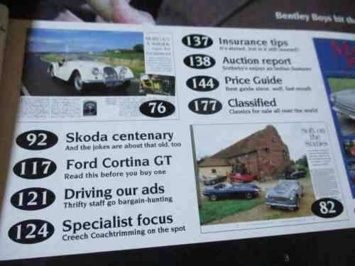 THOROUGHBRED & CLASSIC CARS MAGAZINE DEC 1995 ( FORD CORTINA GT, PORSCHE 928, FERRARI DINO, MORGAN )