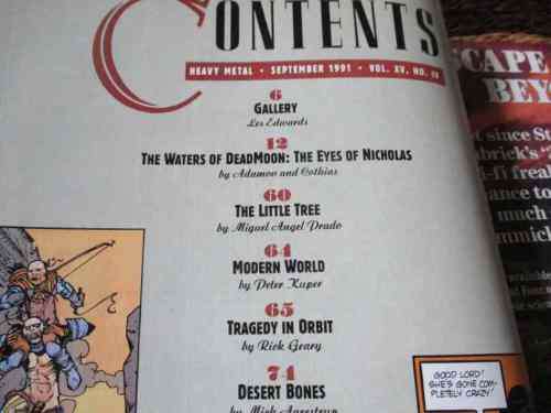 HEAVY METAL  SEPTEMBER 1991