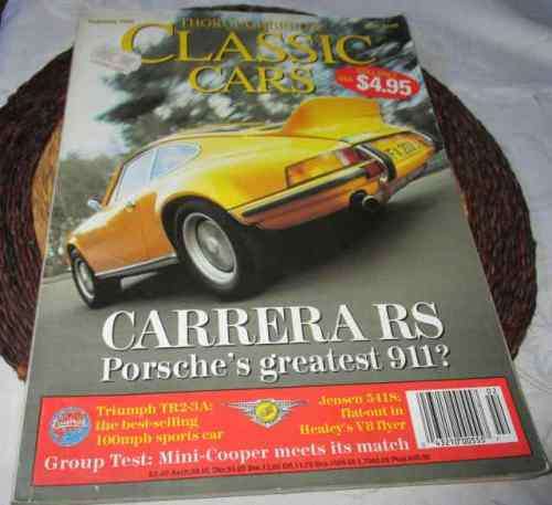 THOROUGHBRED & CLASSIC CARS MAGAZINE FEBRUARY 1995 ( PORSCHE CARRERA, RANGE ROVER, MERCEDES SL, R