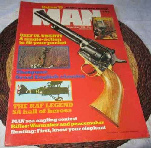 SA MAN MAGAZINE NOV 1978 ( SHOTGUN, UBERTI, MARTINI-HENRY, BARBEL FISHING )