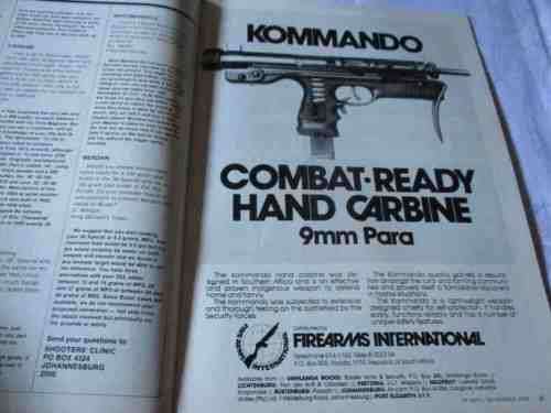 SA MAN MAGAZINE NOV 1978 ( SHOTGUN, UBERTI, MARTINI-HENRY, BARBEL FISHING )