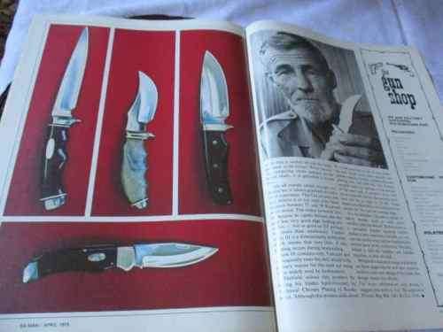 SA MAN MAGAZINE APRIL 1978 ( .357 MAGNUM, TIGER FISH, KNIFEMAKER - TED WHITFIELD, RHODESIAN TROUT )