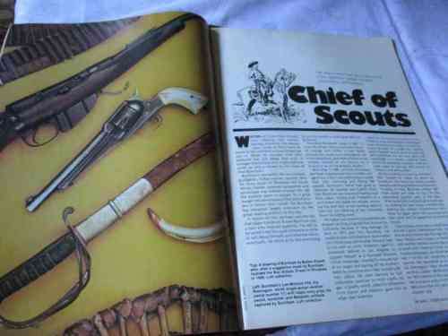 SA MAN MAGAZINE FEB 1978 ( BLACKHAWK REVOLVER, FRED BURNHAM - SCOUT, JOHN CARTER KNIFEMAKER )