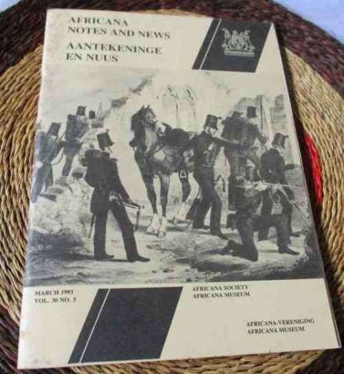 AFRICANA NOTES AND NEWS MARCH 1993