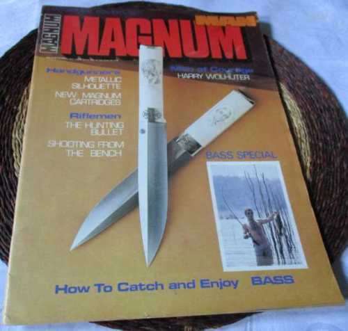SA MAN / MAGNUM MAGAZINE OCTOBER 1982 ( HARRY WOLHUTER KNIVES, BASS FISHING )