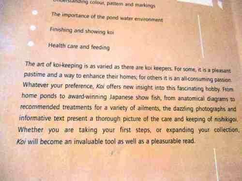 KOI - A HANDBOOK ON KEEPING NISHIKIGOI - SERVAAS DE KOCK & RONNIE SWART